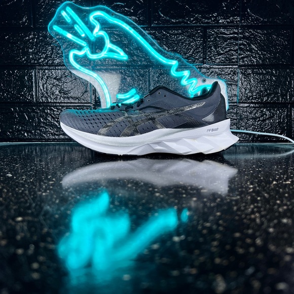 Asics Shoes - Asics Novablast Women’s Walking Running Gym Training Shoes Sneakers Grey - 7.5